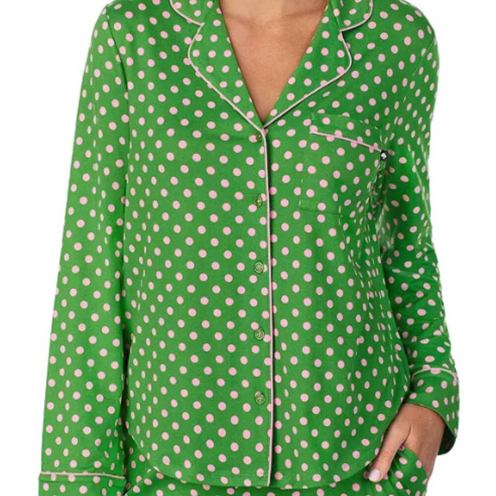 Kate Spade Print Long Sleeve Pajama Set